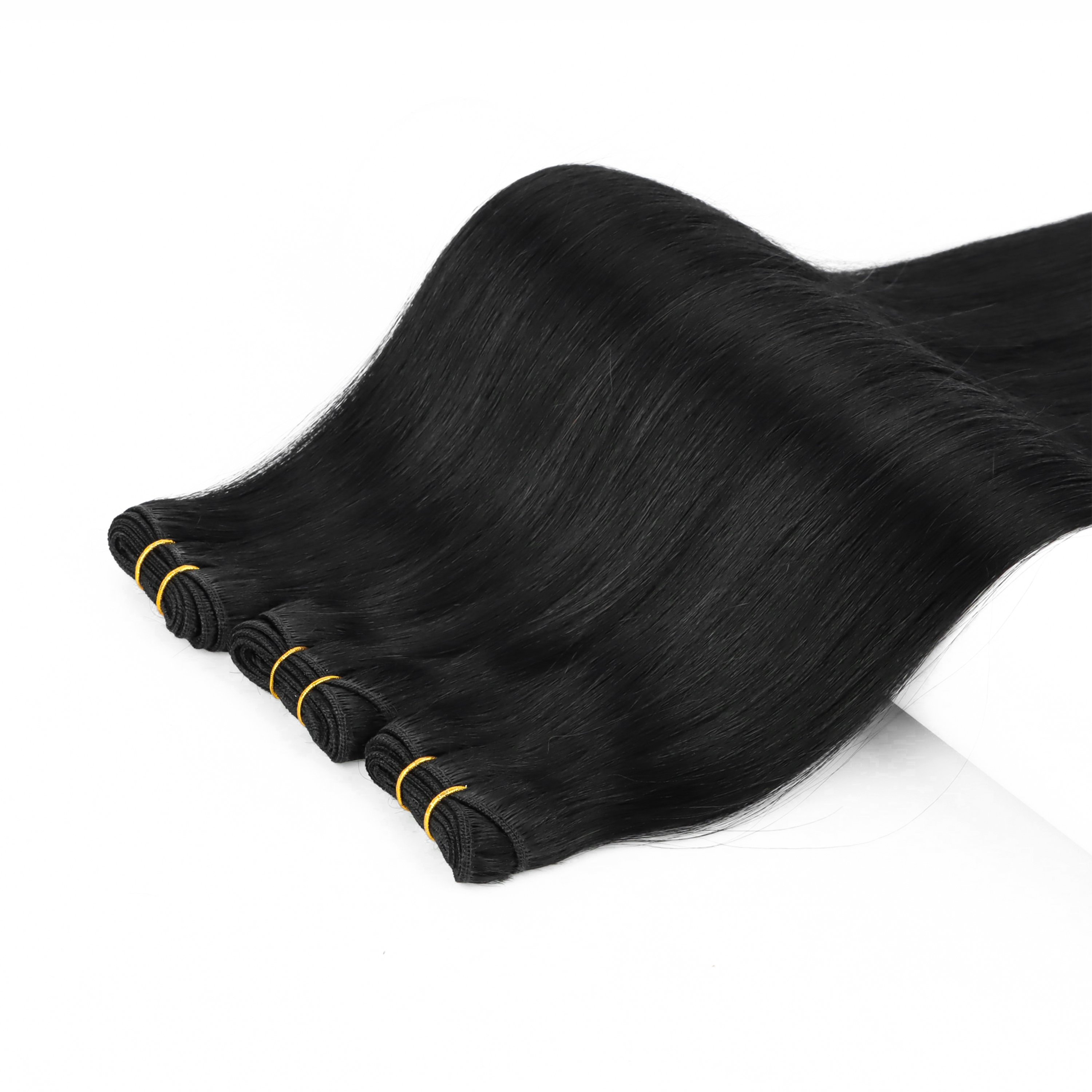 Raw Hair Wholesale Bone Straight Natural Black Color Vietnamese Virgin Human Hair Bundles Weft Extensions