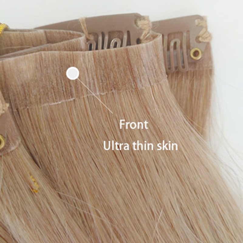 Human Hair Extension Human Hair Invisible Clip In Extensions