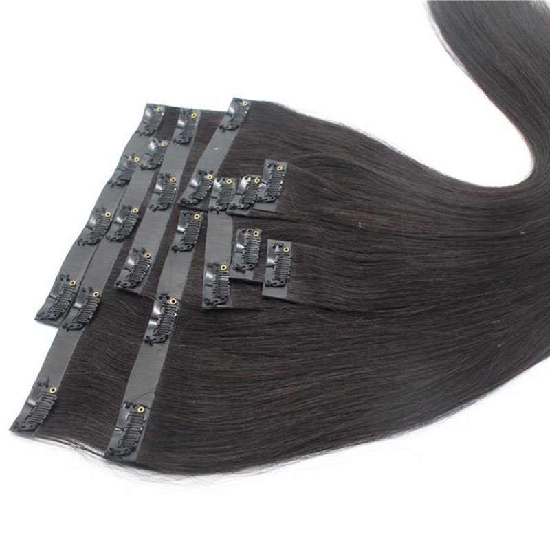 Human Hair Extension Human Hair Invisible Clip In Extensions