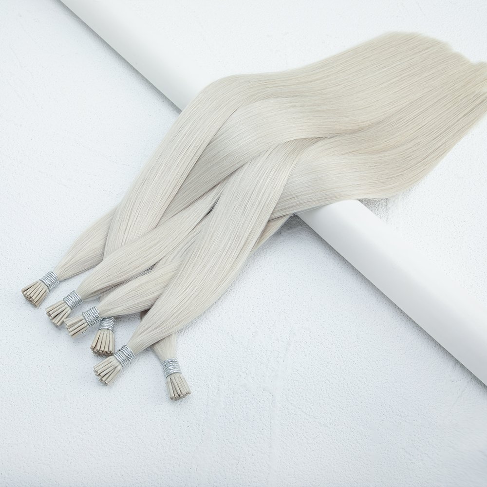 New Design Hair Extensions Wholesale I Tip Kinky Straight Russian Hair Body Wave 100% Remy Human Hair