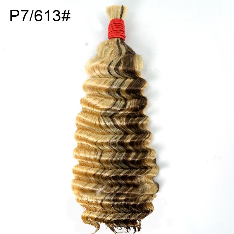 Human Braiding Hair Bulk No Weft hot Afro Kinky Curly Bulk Hair For Braiding Remy Hair 3Pcs/Lot Crochet Braids cabelo humano