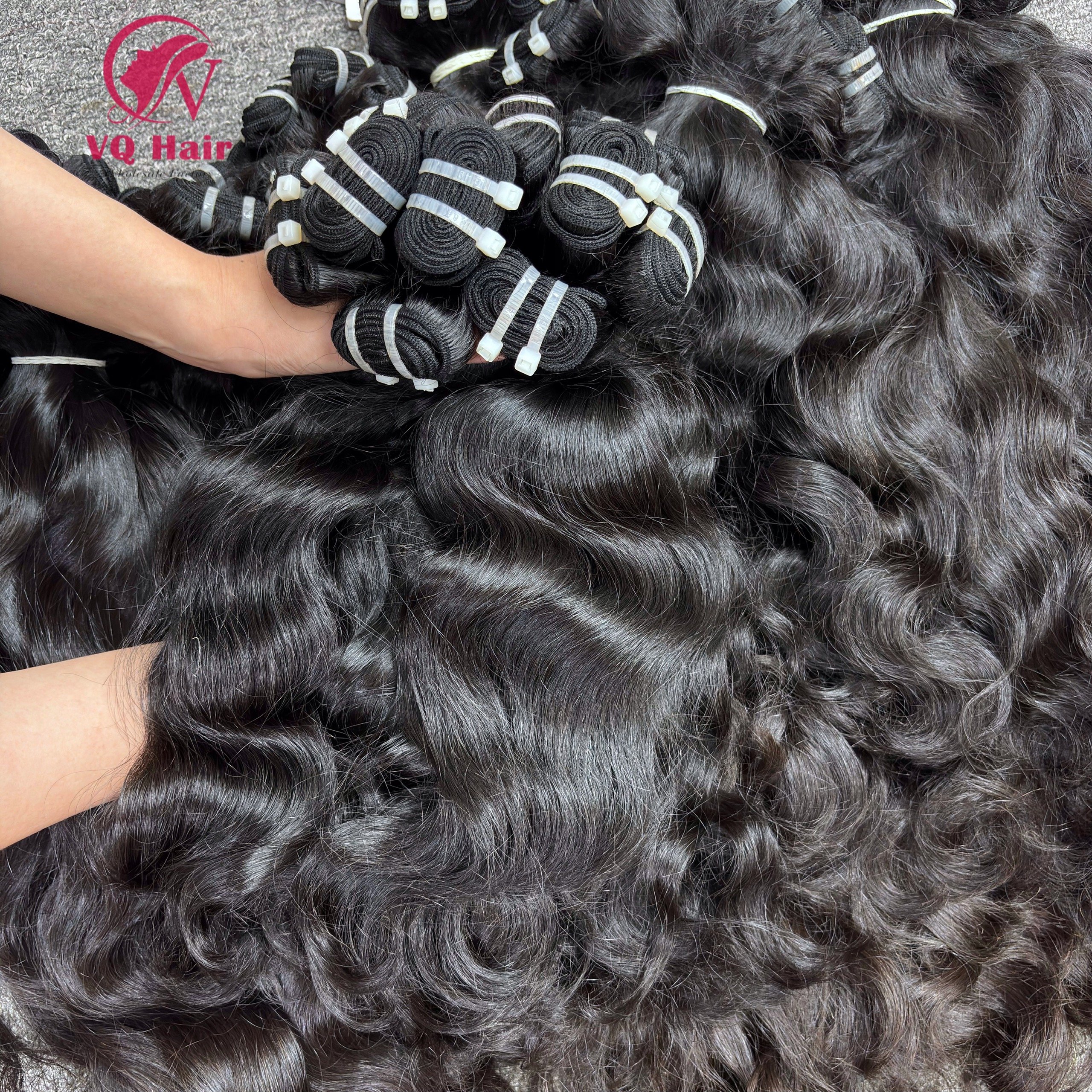 Top Selling 100% Unprocessed Raw Vietnamese Cambodian Hair Bundle Natural Wave Best Class Human Hair Extensions Trusted Vendors