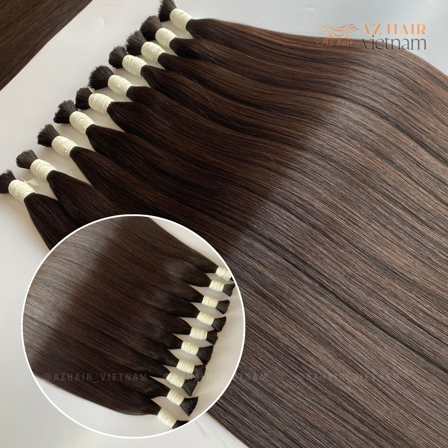 Wholesale Quality 1B 100% Silky Straight Bulk Human Hair Extensions High Quality Vietnamese Remy No Tangle No Shedding 30 Inches