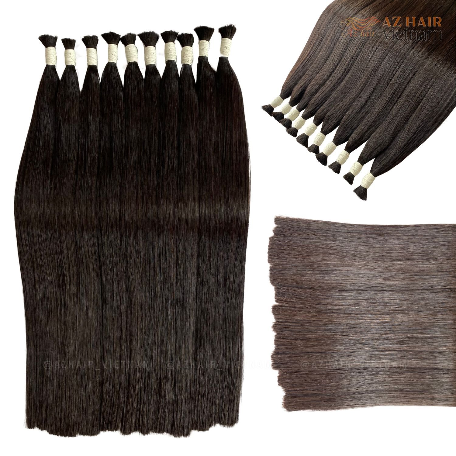 Wholesale Quality 1B 100% Silky Straight Bulk Human Hair Extensions High Quality Vietnamese Remy No Tangle No Shedding 30 Inches