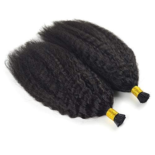 Human hair extension Wholesale Raw Virgin Human Hair itip Indian Kinky straight Curly Keratin i K Tip Human Hair Extension