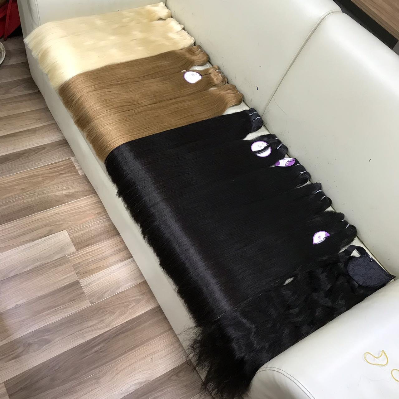 factory price 3 Bundles Bone Straight Vietnamese Human Hair extension Weaving for full head OEM OBM