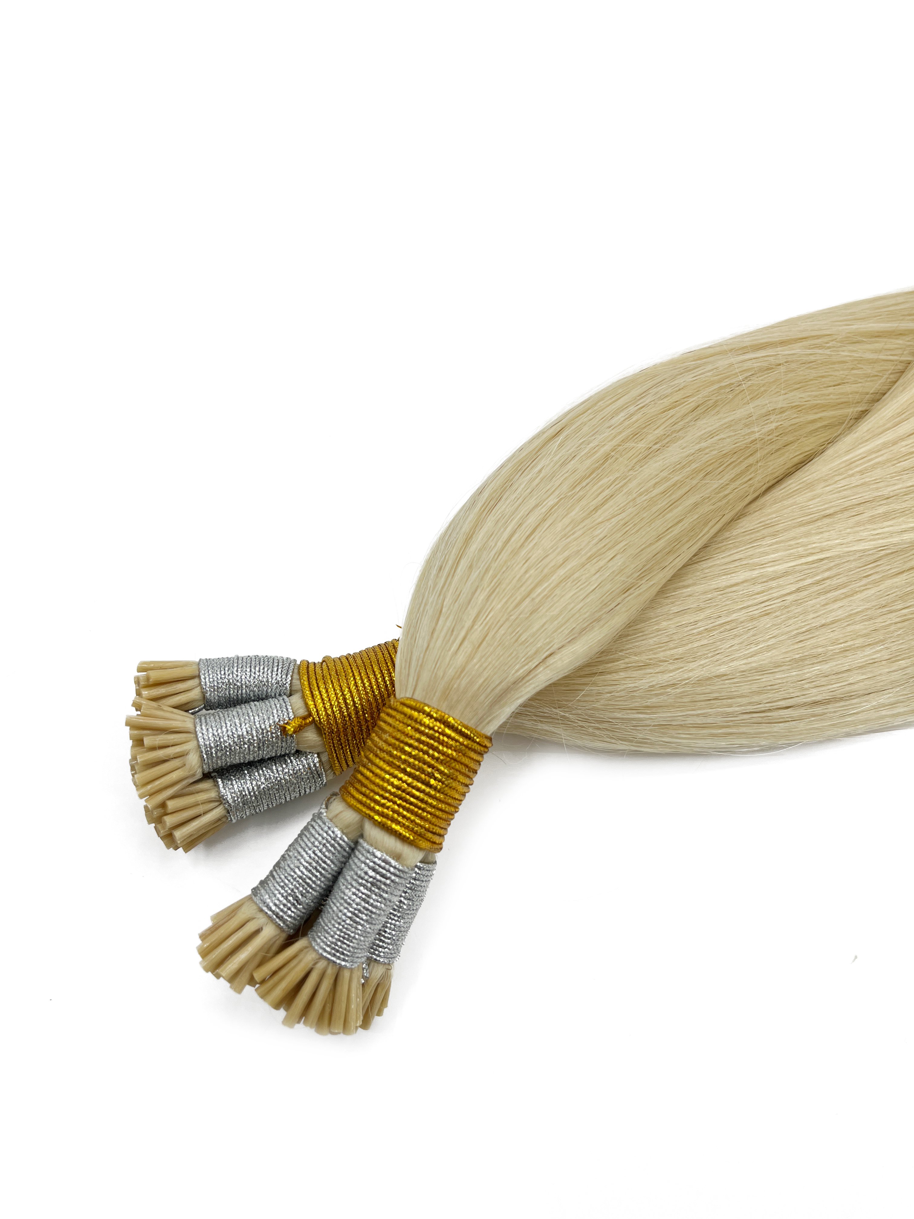 New Arrival Double Drawn Russian Remy Virgin Cuticle Aligned Keratin Bond I Tip Hair Extensions Human Hair Extension