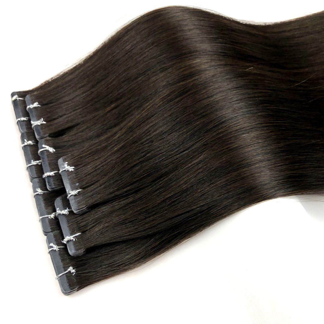 Ruikang Invisible Tape Thick Soft Silky Human Hair Best Price Smooth Straight Hair Extension
