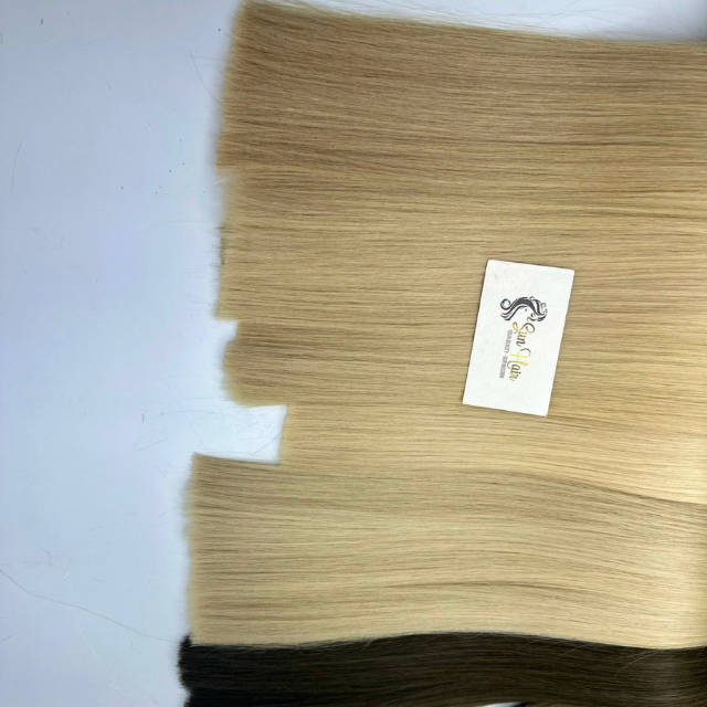 Wholesale Hair High Quality Full Thick-end With Custom Colors Natural Straight Bulk Hair 100% Human Hair Extensions