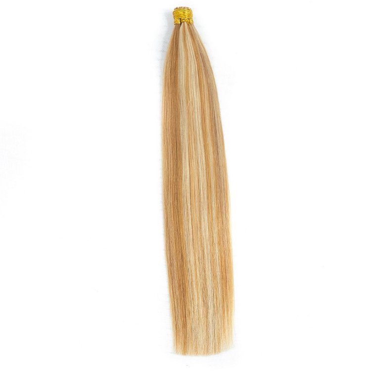 Wholesale 100% full cuticle double drawn russian remy keratin I/V/U/Flat tip pre bonded human hair extension
