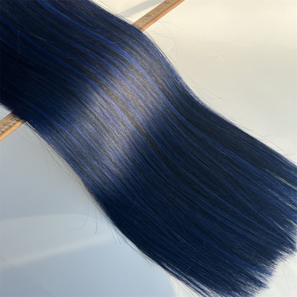 Highest russian hair small roll feather weft hair extension products bundle on the line feather line hair extension