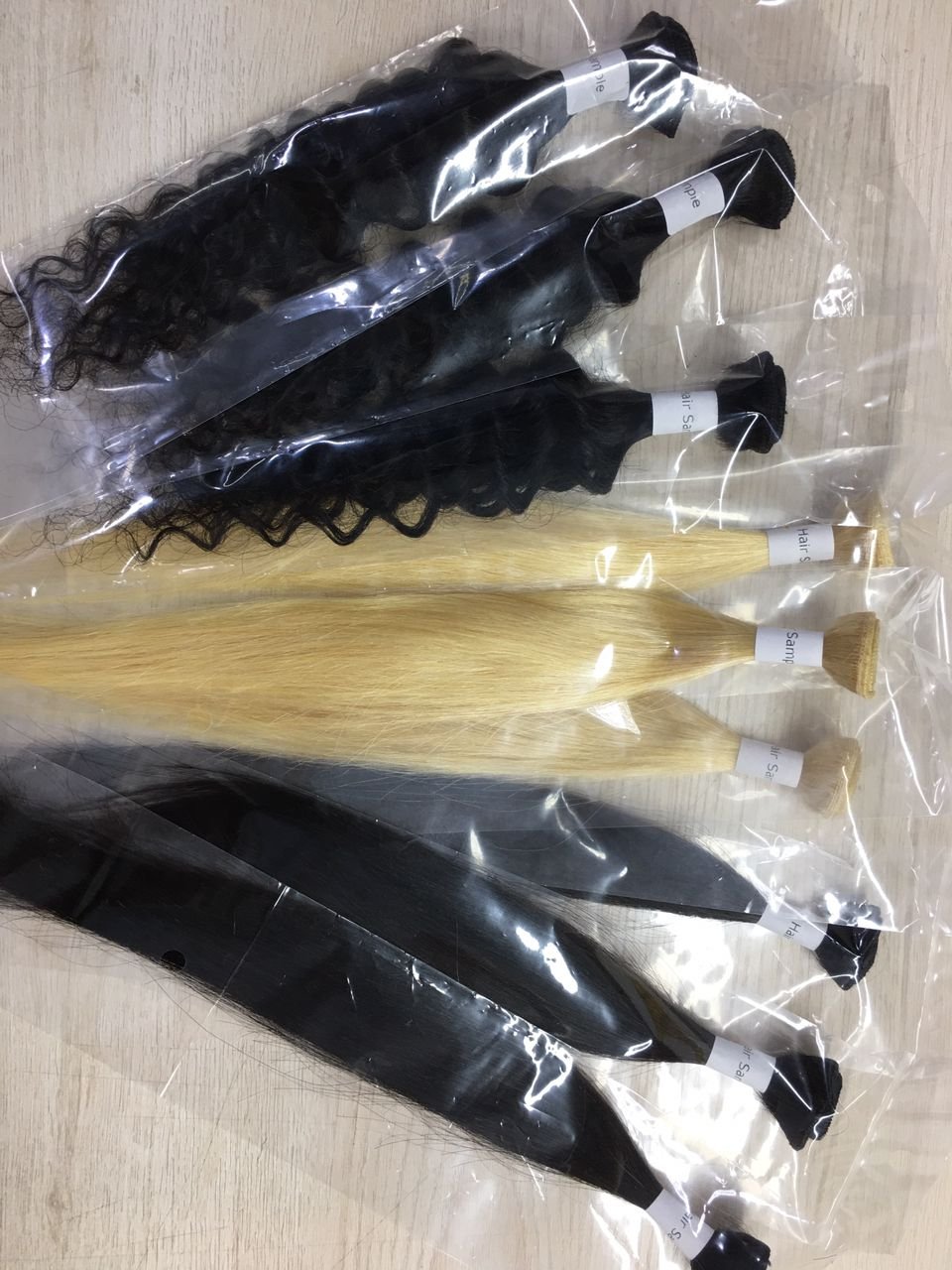 Promotion Sample Package Top Quality 12A 100% Human Hair Package