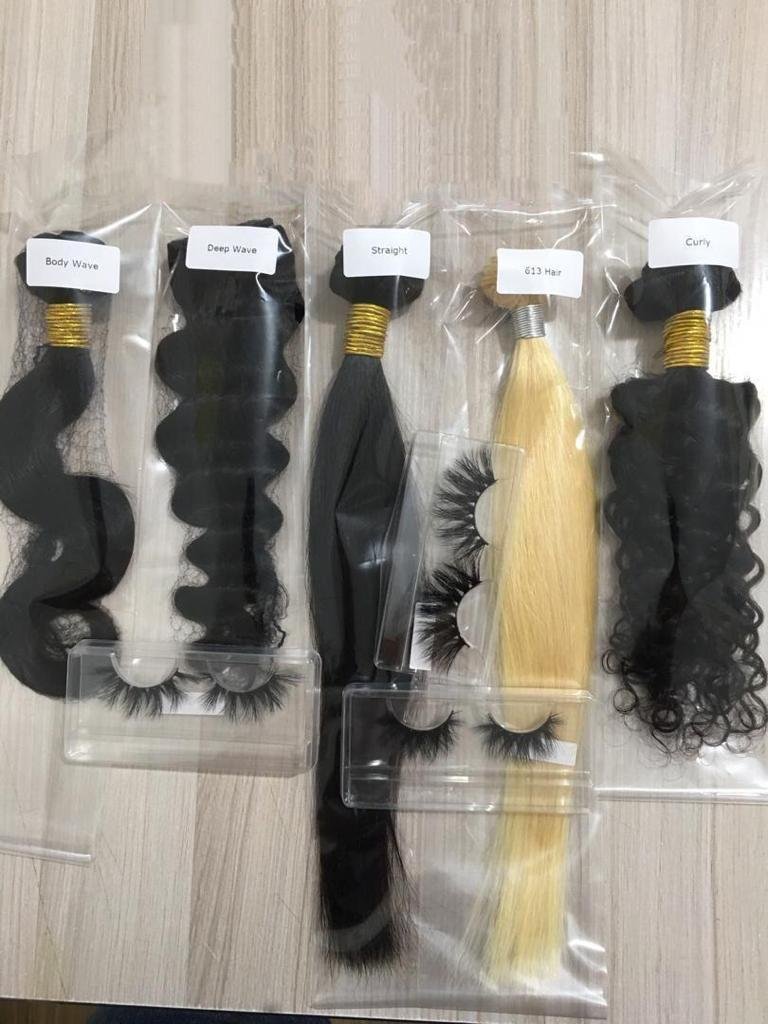 Promotion Sample Package Top Quality 12A 100% Human Hair Package