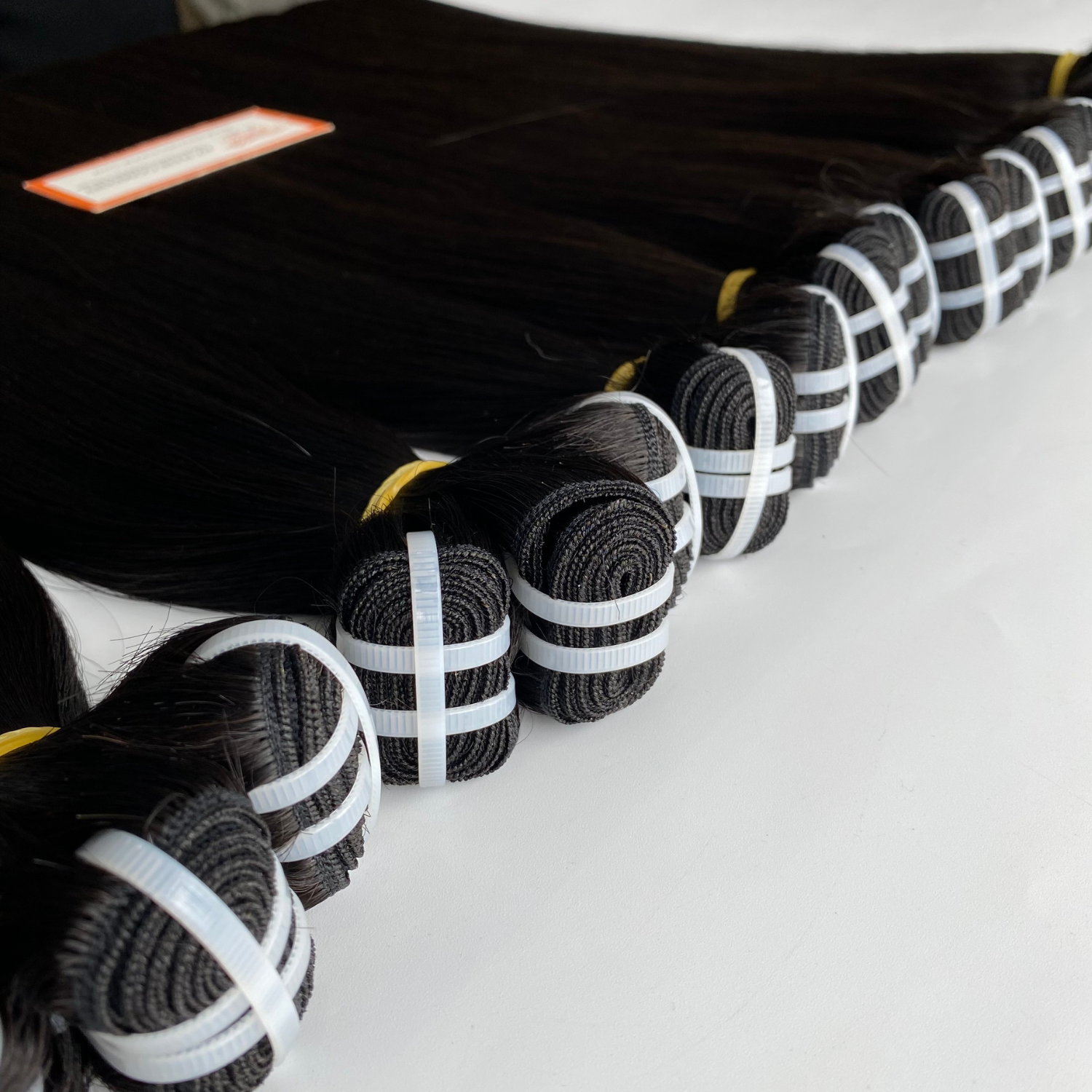 100% Vietnamese Human Hair Virgin Remy Hair Extensions Thick End Weft Double Drawn With Whosale Price Factory
