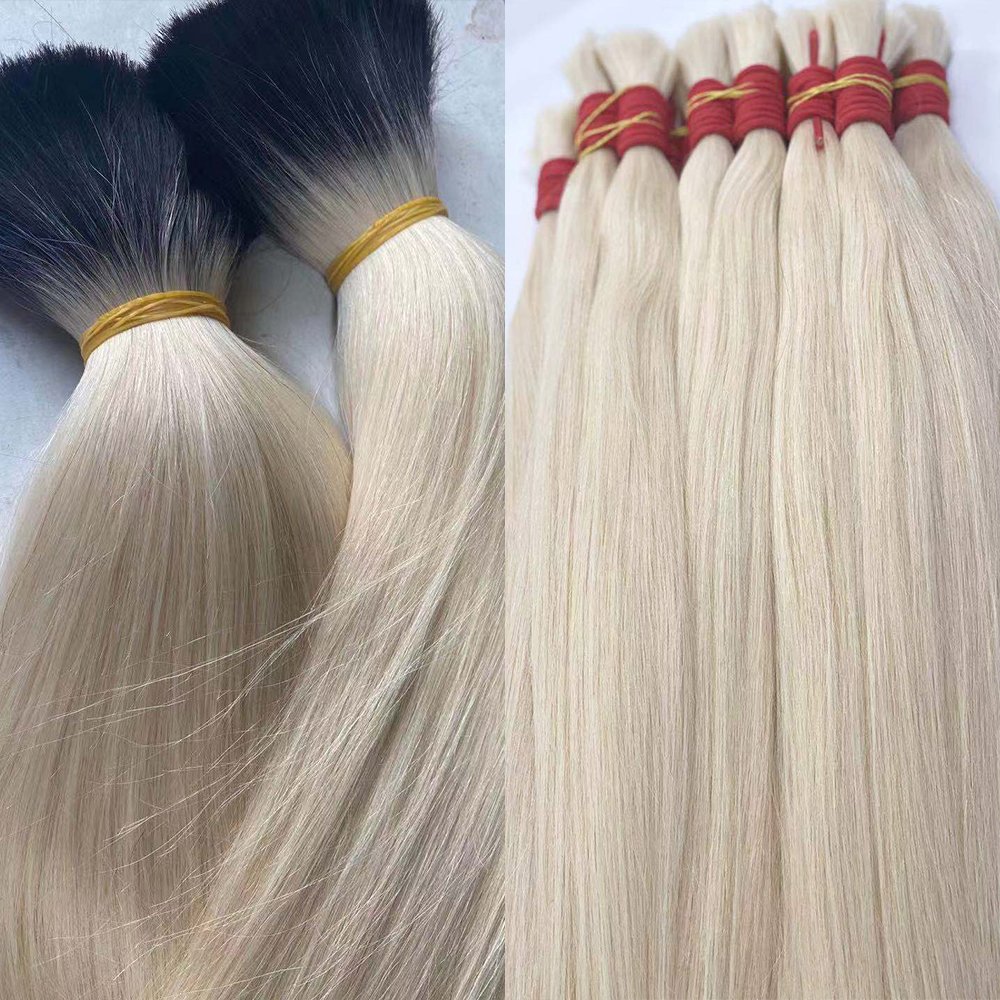 Free Ship To Brazil MaxHair Vietnam Hair Human Virgin Hair Bulk Bundle 100% Unprocessed Raw Virgin Human Hair Extensions