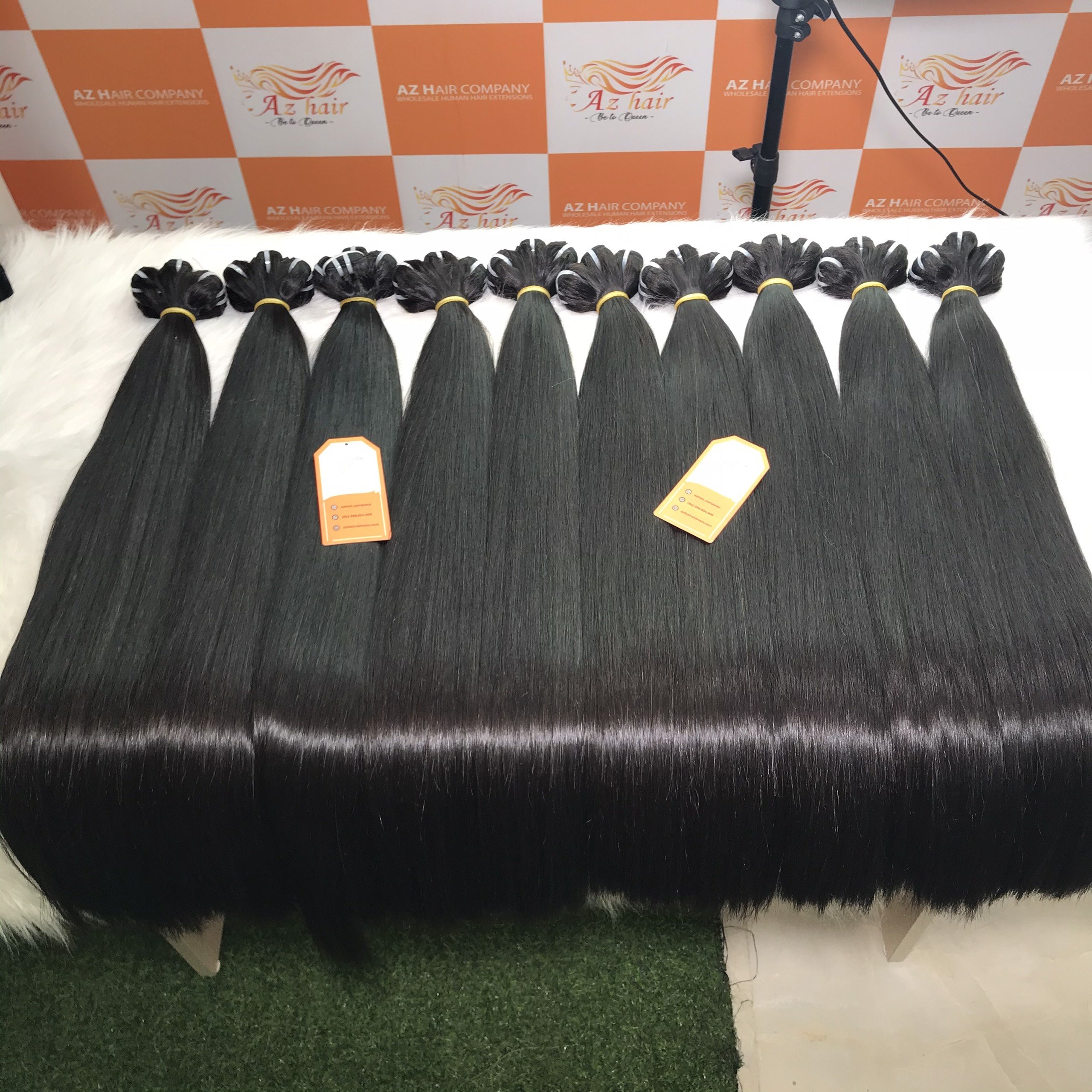 Top Wholesale Weft Hair Bundles Silky Straight Natural Color Super Double Drawn Virgin Cuticle Aligned Hair Hair Extension