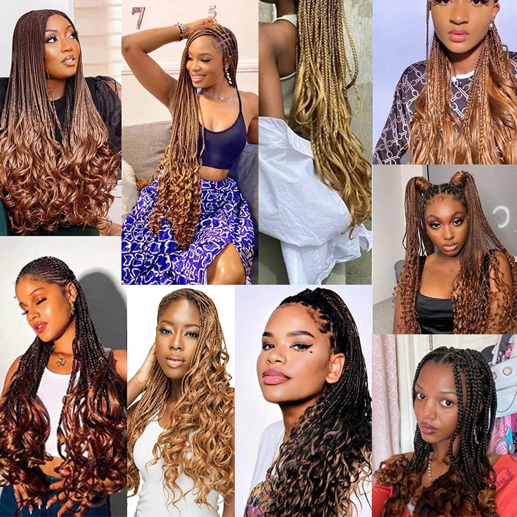 wholesale price 150g Loose Wave Braiding Hair Crochet Braid Extensions French Curl Crochet Synthetic Hair