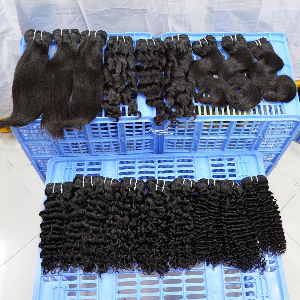 40 Inch Raw Indian Straight Hair Weave Extensions Raw Peruvian 100% Human Hair Weft Super Long Mink Brazilian Human Hair Bundle