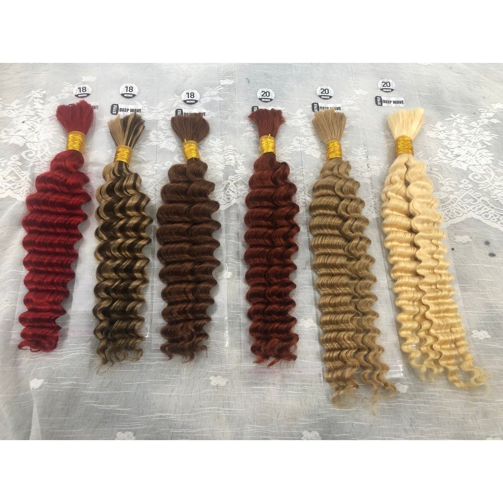 Wholesale Bulk Braiding Hair No Weft Braiding Human Hair Extensions Raw Vietnamese Bulk Human Hair For Braiding Straight Curly