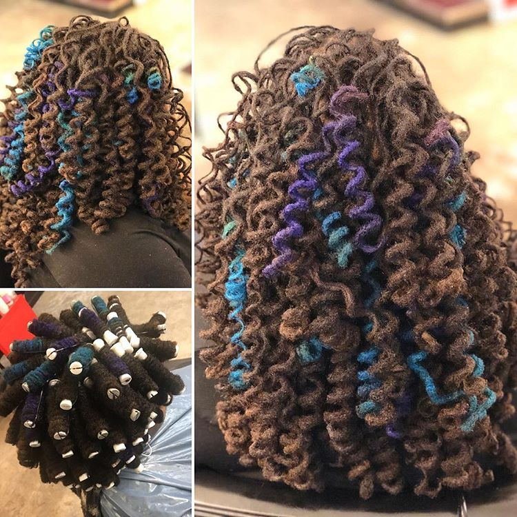 Human Hair Microlocks Sisterlocks Dreadlocks Human Hair Extensions Full Handmade (Width 0.4cm) 100% Human Hair Can be Dyed