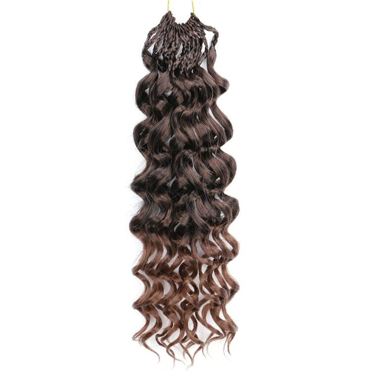 Pre-braided Gogo Curl Crochet Hair Braids Gogo Curl Synthetic Braiding Hair Water Wave