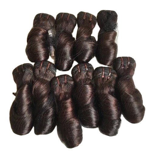 Free Sample Hair Bundle, Natural Bouncy Hair Bundles 100% Raw Unprocessed Virgin Human Hair Extension Good price