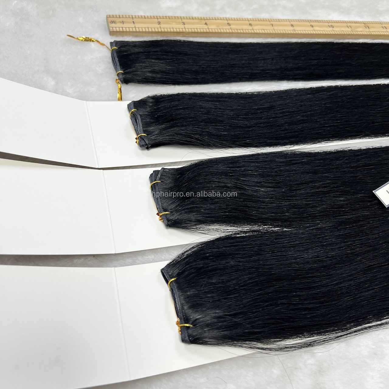 24inch 28inch Long Length Hair Weft Popular Invisible Hair Extensions Volume Genius Weft 10A Russian Human Remy Hair