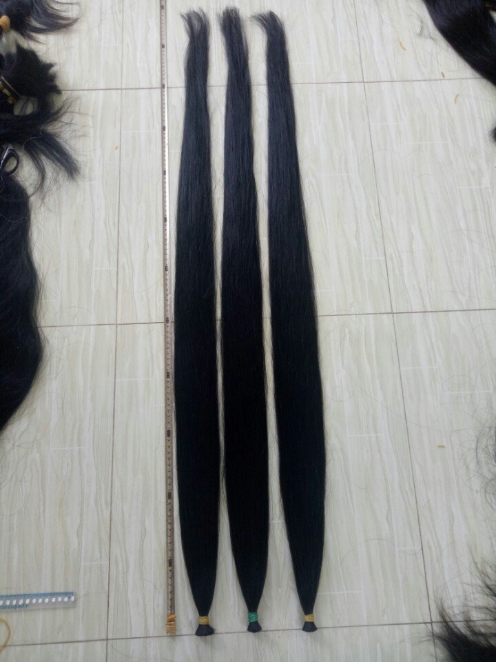 Raw unprocessed virgin hair without chemical Vietnamese straight long human hair extensions