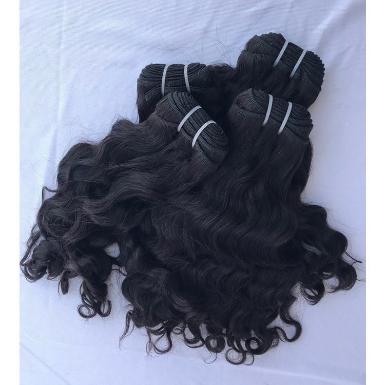 100% Unprocessed Raw Indian Temple Virgin Curly Human Hair Extensions from Top Listed Indian Manufacturer & Supplier