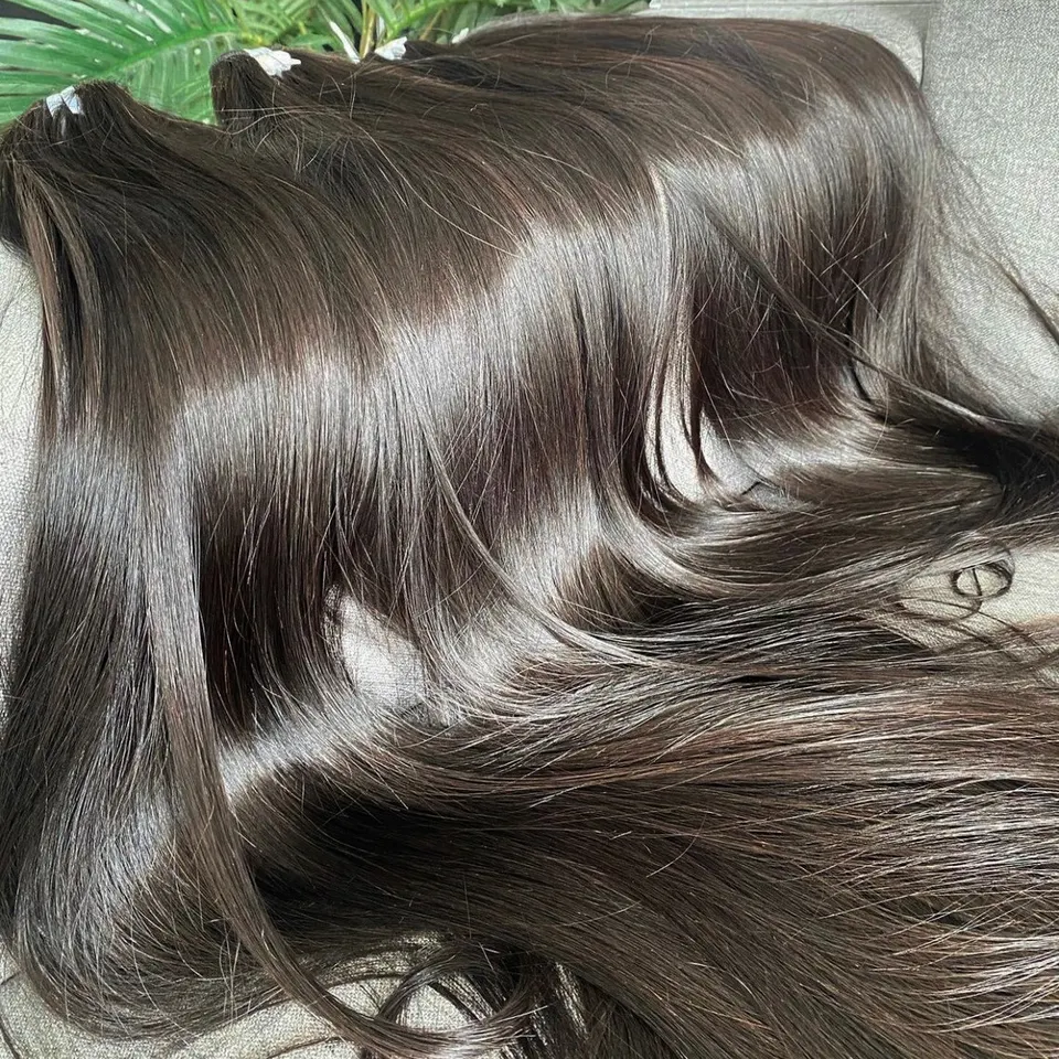 Unprocessed raw virgin bulk human hair,bone straight natural mink brazilian hair bundle,wholesale brazilian human hair extension