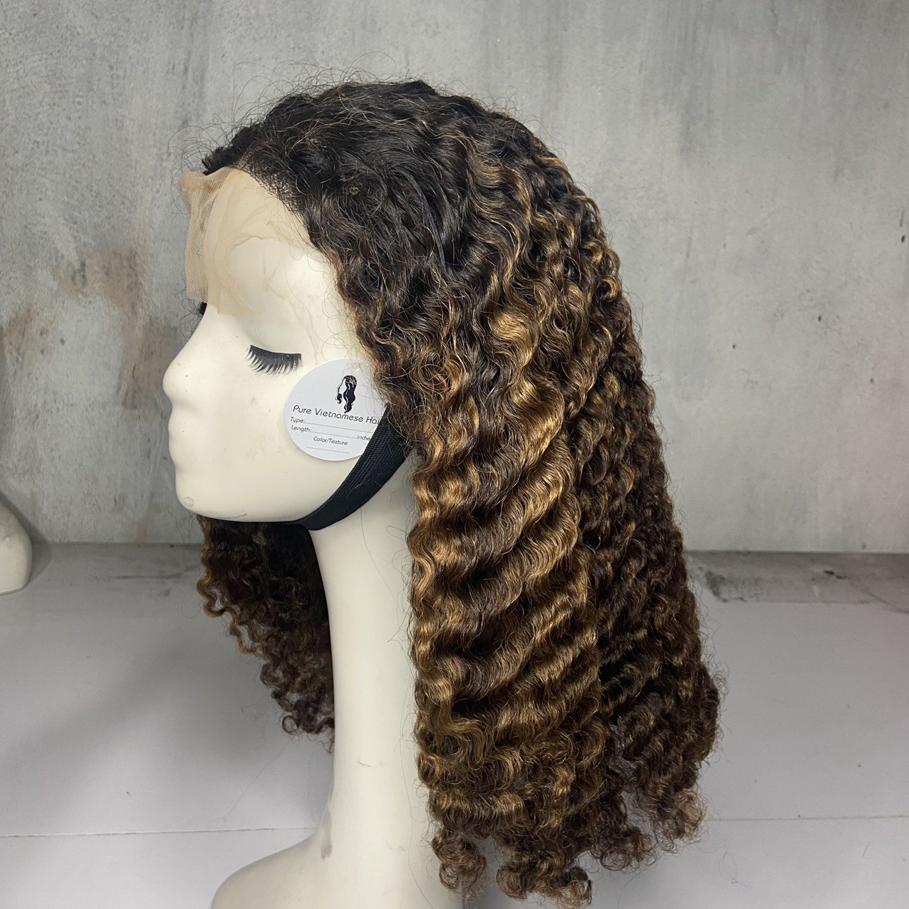 Opiano 100% Healthy Vietnamese Human Hair Extension Wavy Curly Style Clip-in Virgin Hair Weft Dyed Size 6-36\"