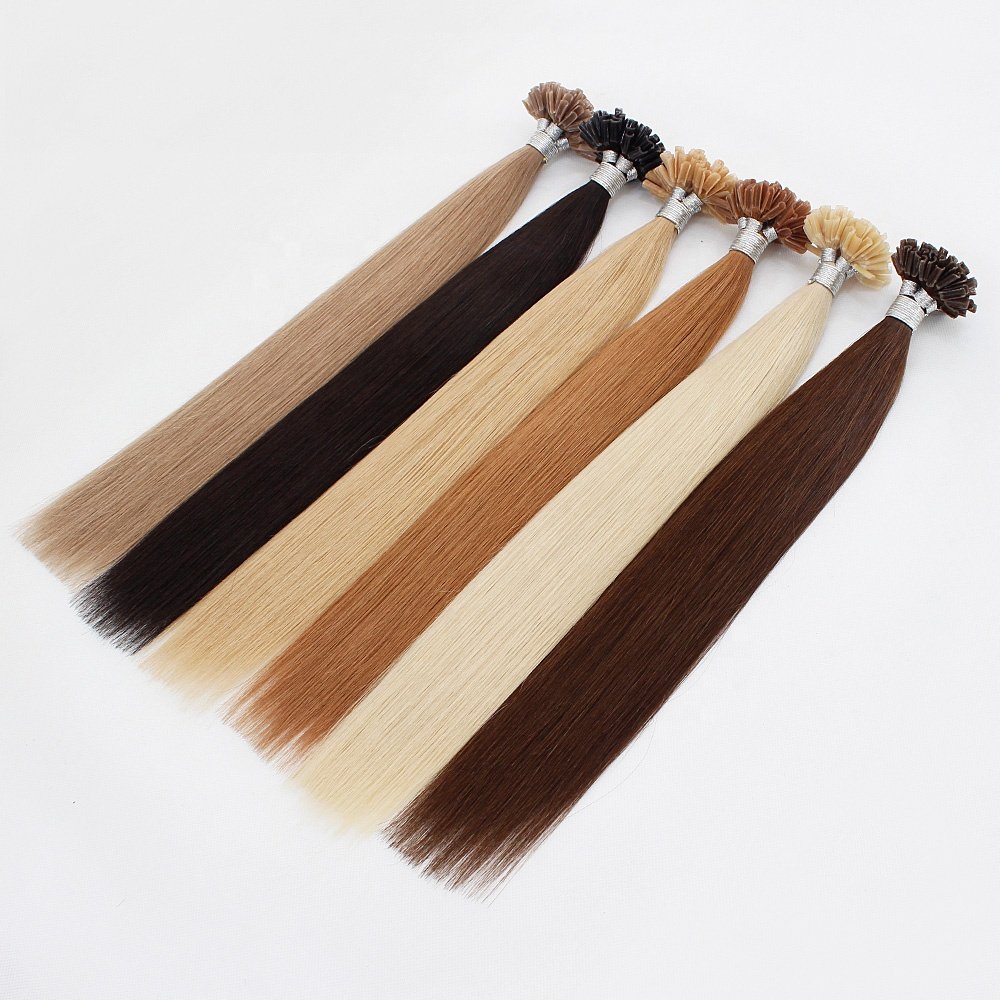 Top Quality 100% Real Remy Human Hair Pre-bonded Keratin Nail U-Tip Hair Extension 14-30 inch 1.0g/s