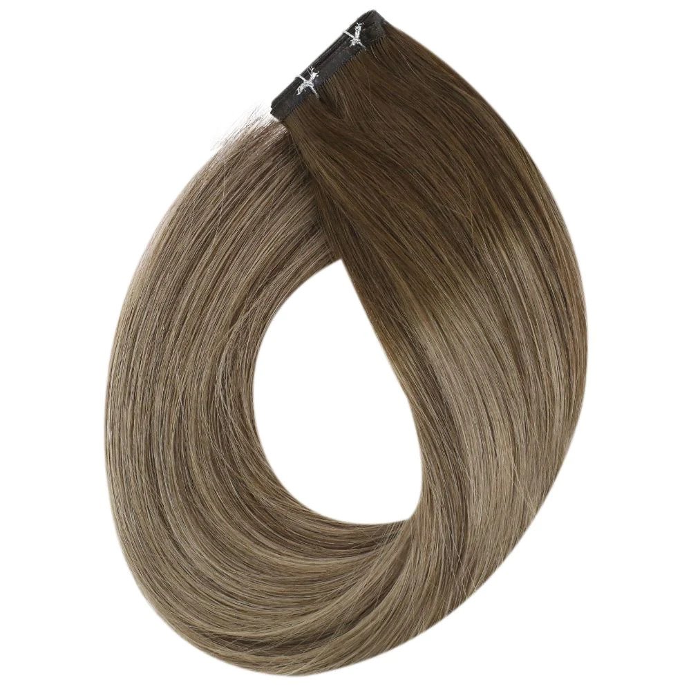 Fasimei Natural Looking Weft Hair Double Drawn 100% Russian Human Hair Extensions