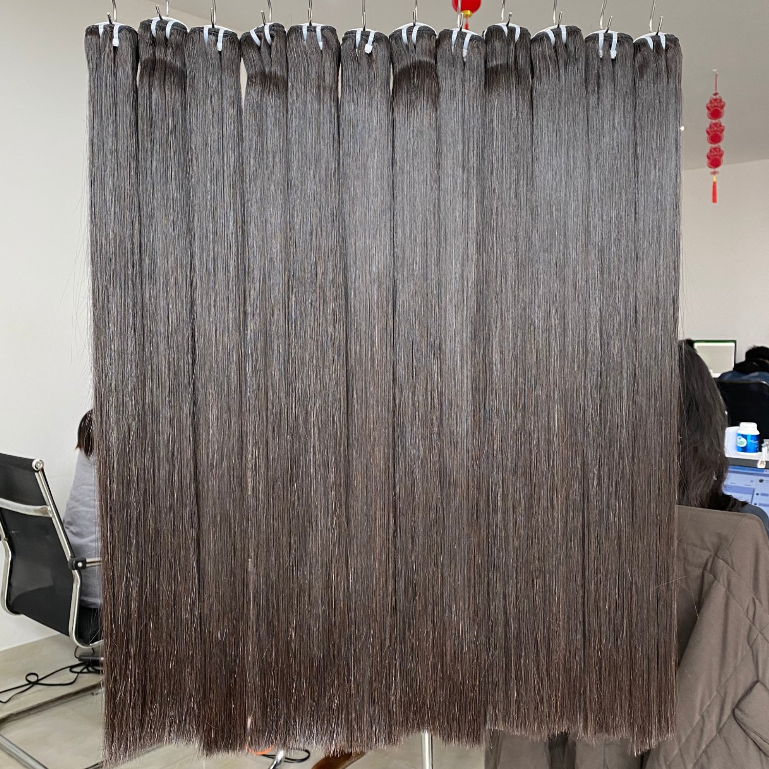 Trending Weave Hair Bone Straight Hair Extensions 100% Raw Vietnamese Human Hair Cuticle Aligned From KCHair Vietnam