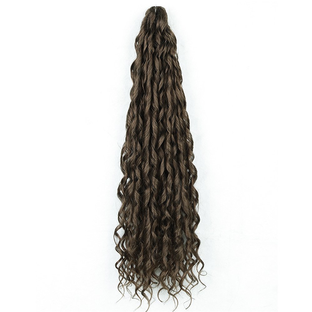 22inch 100g Afro Curly Crochet Hair Braids Loose Wave Crochet Braiding Hair Extensions premium kanekalon fiber curly ruso hair