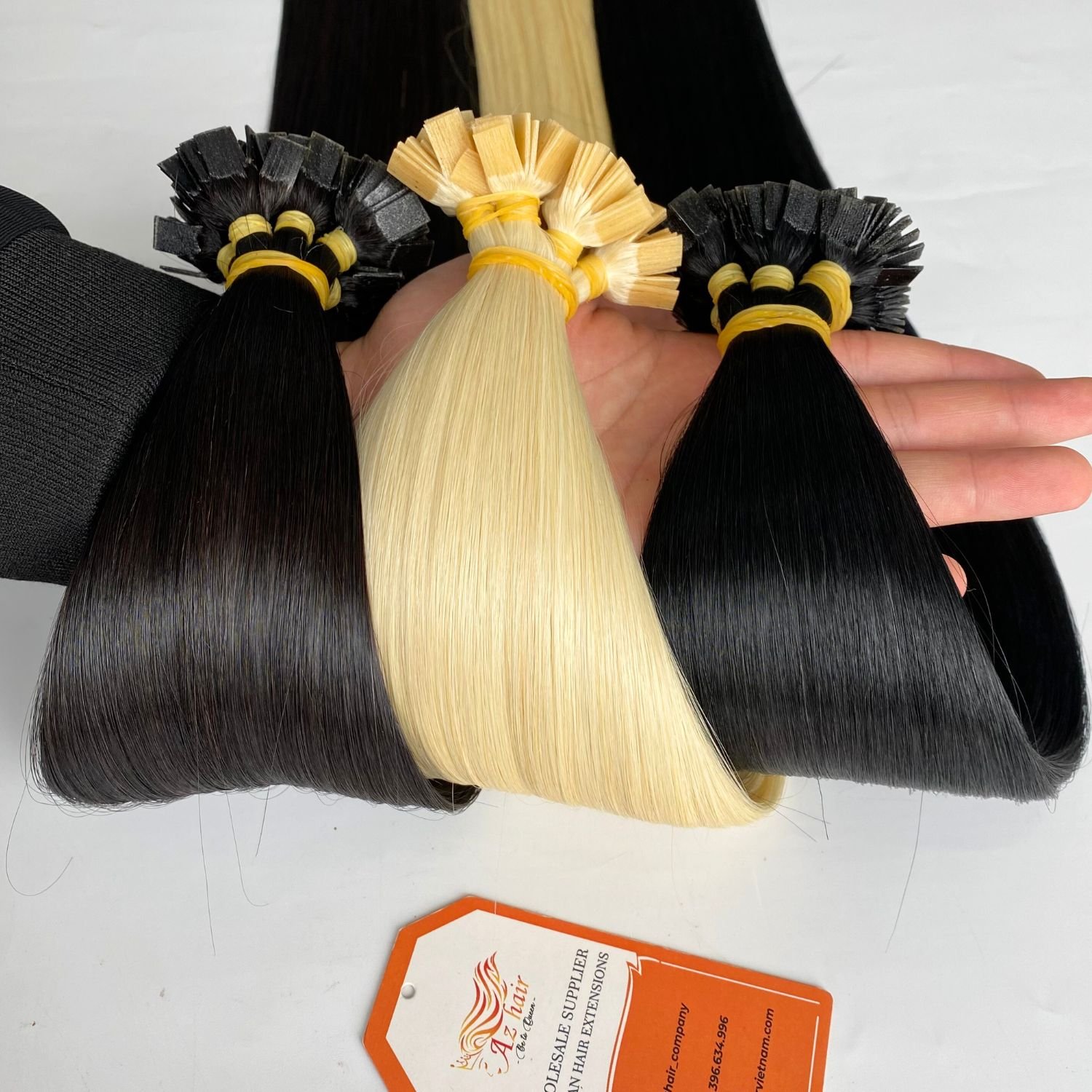 New Collection Prebonded Keratin Tip Human Hair Extensions Double Drawn 100% Cuticle Aligned Virgin Hair