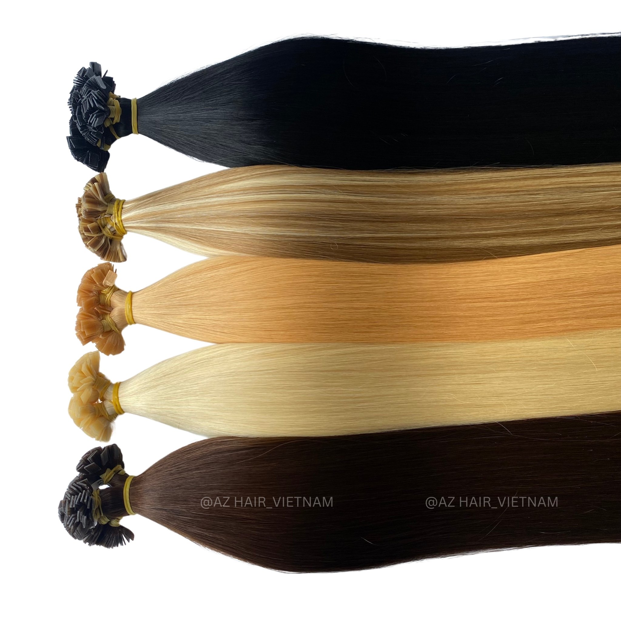 New Collection Prebonded Keratin Tip Human Hair Extensions Double Drawn 100% Cuticle Aligned Virgin Hair