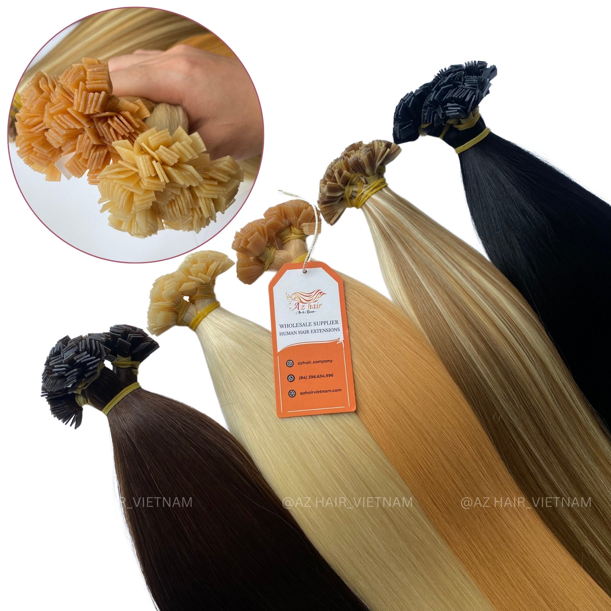 New Collection Prebonded Keratin Tip Human Hair Extensions Double Drawn 100% Cuticle Aligned Virgin Hair