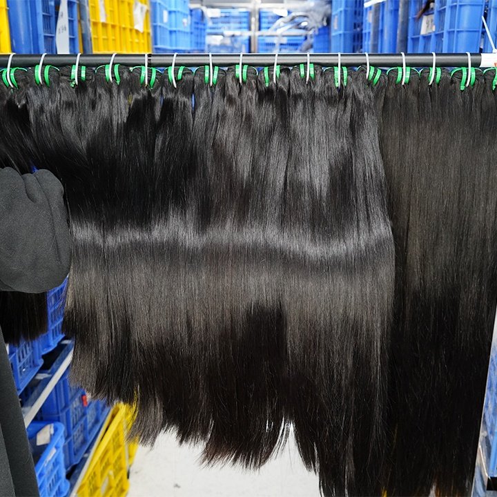 15 a grade raw indian hair unprocessed raw vietnamese temple hair cuticle aligned raw indian hair manufacturer from south india