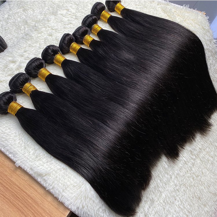 All colors natural straight hair bundles Vietnamese human hair extensions no chemical process cuticle aligned virgin raw hair