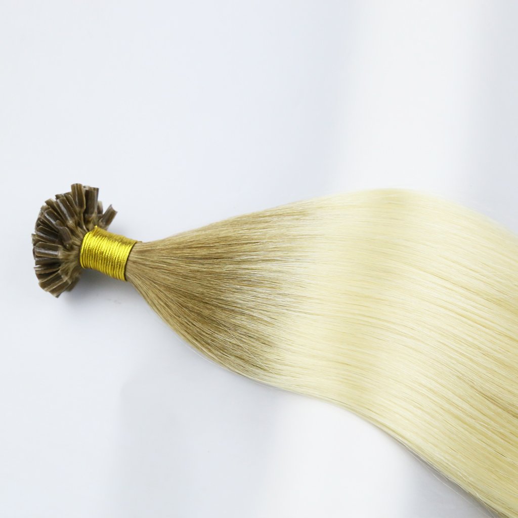 Wholesale Russian Pre Bonded Human Hair Double Drawn Cuticle Aligned Remy U Tip Hair Extensions