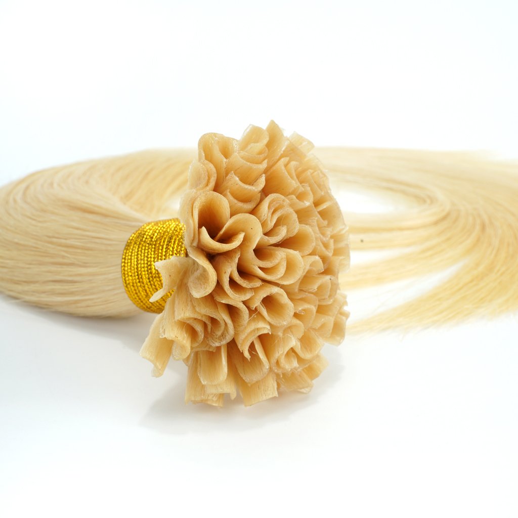 Wholesale Russian Pre Bonded Human Hair Double Drawn Cuticle Aligned Remy U Tip Hair Extensions