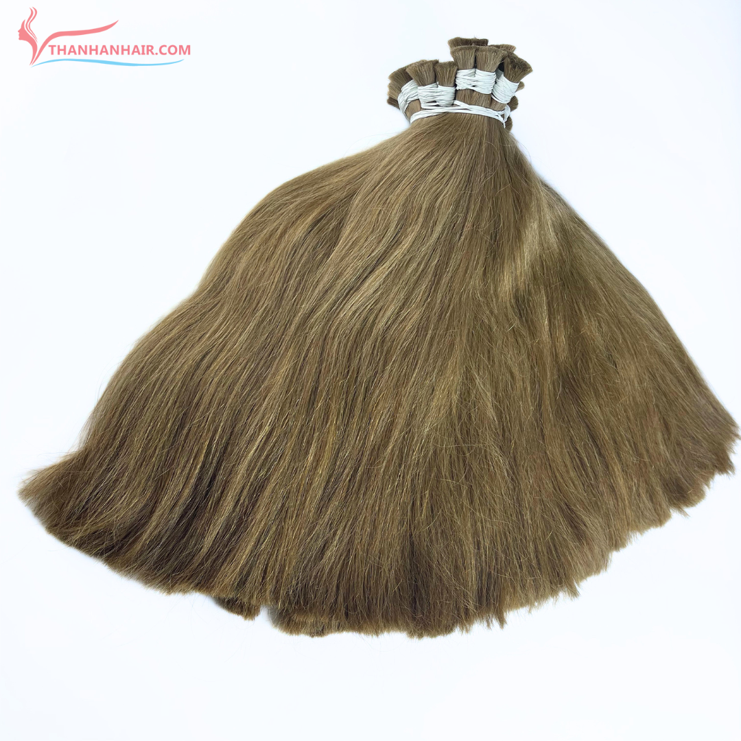HOT HOT Vietnamese Human Hair Extensions Bulk colored straight hair 100% raw vietnamese Human Hair very high Quality