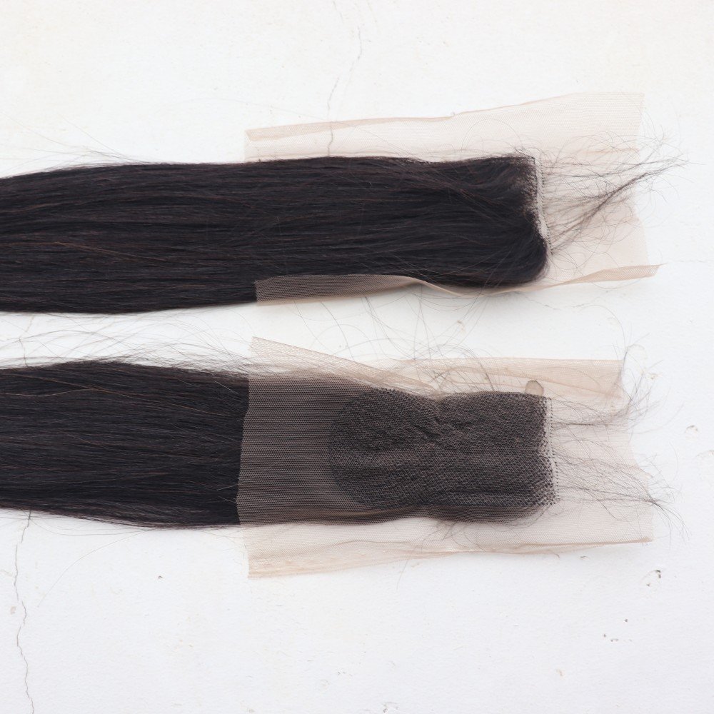 Bone straight human hair hair bundles with closure super double drawn silky bone straight Vietnam human hair extensions on sale