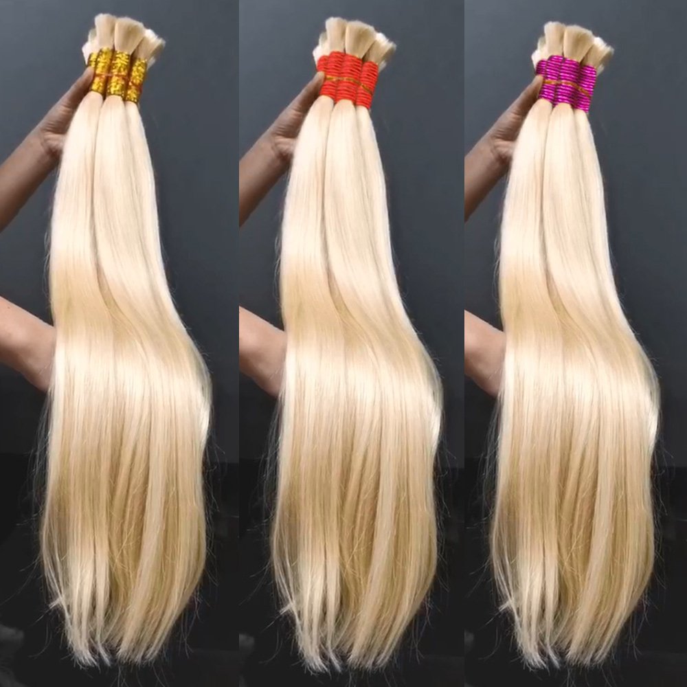 Free Ship To Brazil Brazilian Hair Human Virgin Hair Bulk Bundle 100% Unprocessed Raw Virgin Human Hair Extensions