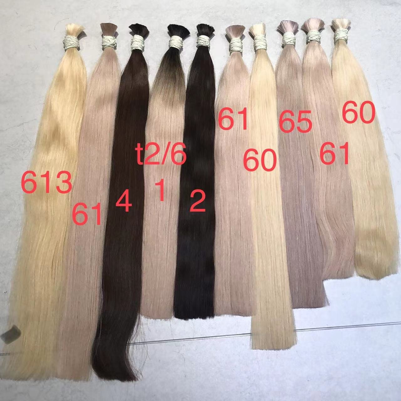 Blonde color Brazilian vietnamese extensiones de cabello 100% humano virgin hair unprocessed human hair bulk extensiones
