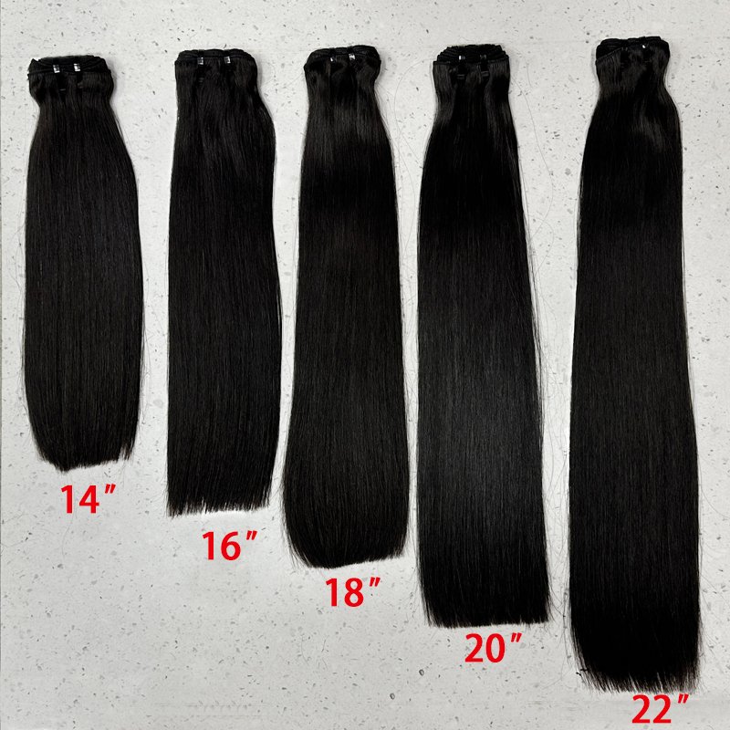 Wholesale Double Drawn Raw Hair Vendor, Bone Straight Virgin Human Hair Extension, Cuticle Aligned Virgin Hair