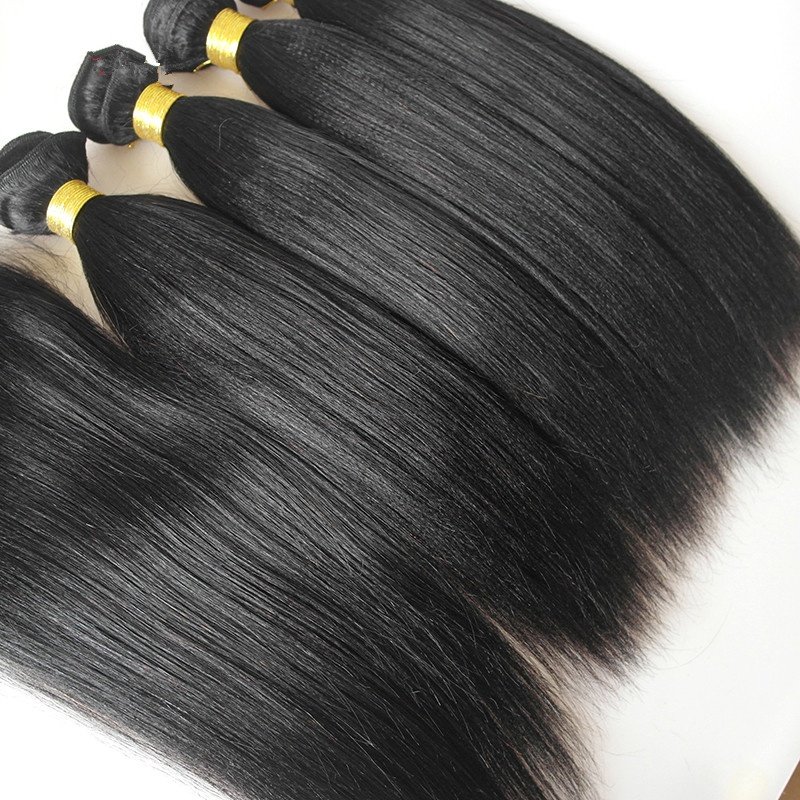 cheap indian light yaki human hair extensions with closure wholesale remy double drawn virgin hair bundle free samples