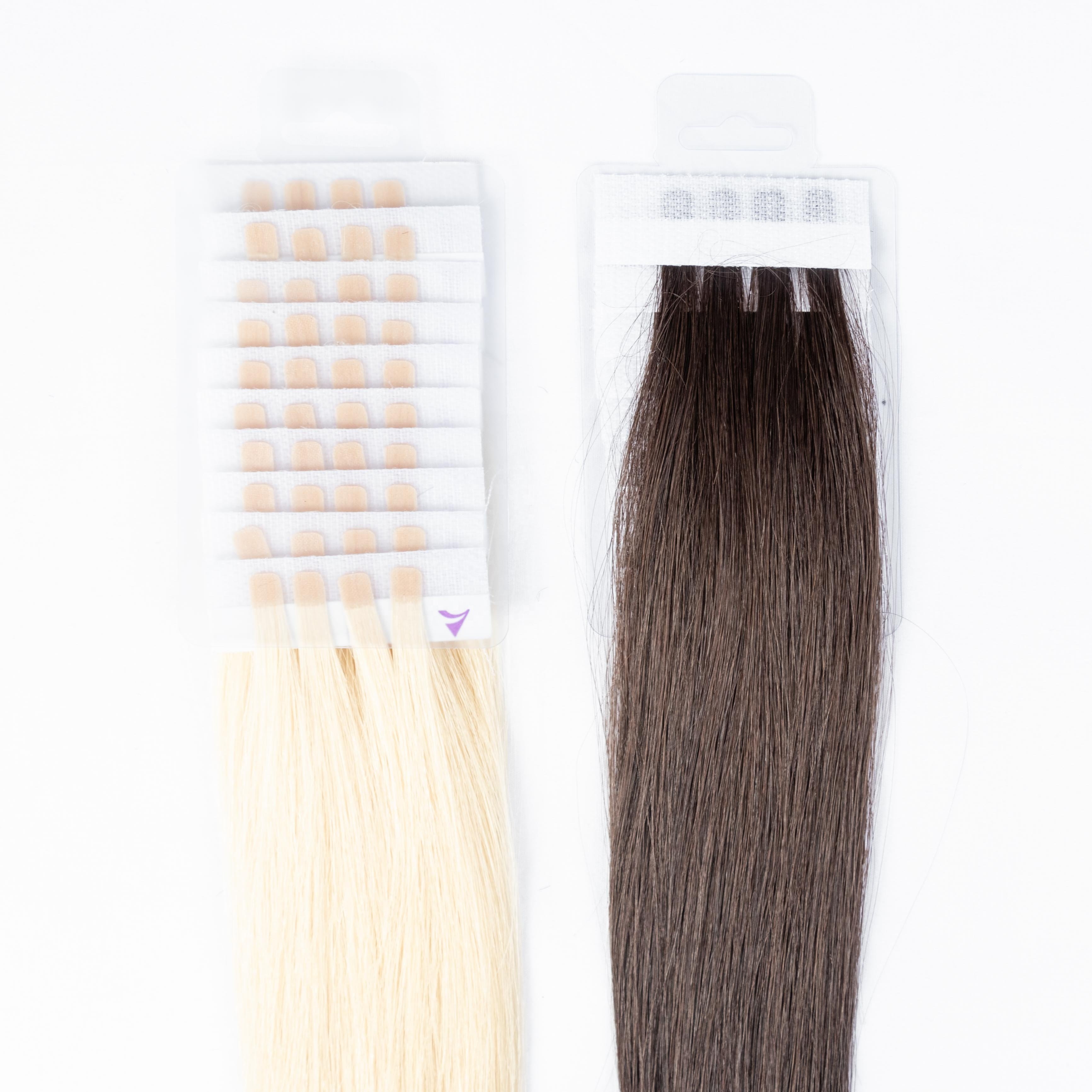 High Quality V Light Hair 100% cuticle aligned Human Hair Extension Invisible Adhesive V Light Hair