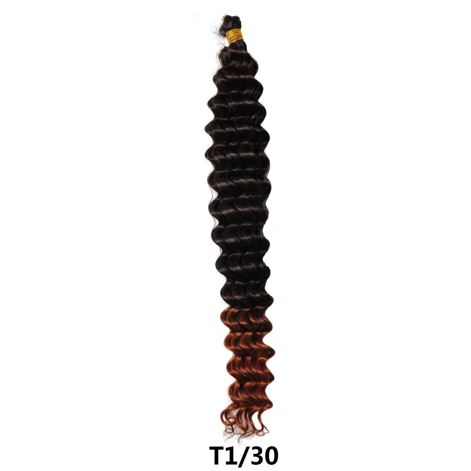 Deep Wave Crochet Hair ombre burgundy Ocean Wave Curly Braiding Hair Extensions synthetic hair bundles Boho Box Braids For Women